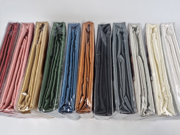 Beauty Silk Glanzend Satijnen Dekbedovertrek Zilver