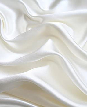 Beauty Silk Fitted sheet Satin White