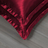 Beauty Silk Satin Pillowcases Red