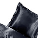 Beauty Silk Kussenslopen Satijn Zwart - 2 stuks Beauty Silk Kussenslopen Satijn Zwart - 2 stuks