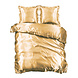 Beauty Silk Glanzend Satijnen Dekbedovertrek Champagne Gold Beauty Silk Glanzend Satijnen Dekbedovertrek Champagne Gold