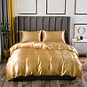 Beauty Silk Glanzend Satijnen Dekbedovertrek Champagne Gold Beauty Silk Glanzend Satijnen Dekbedovertrek Champagne Gold