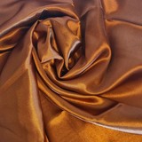 Beauty Silk Satin Fitted Sheet Cognac