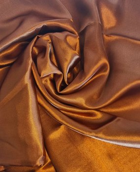 Beauty Silk Satin Fitted Sheet Cognac