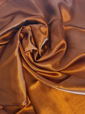 Beauty Silk Satin-Spannbettlaken Cognac