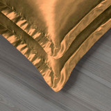 Beauty Silk Satin Kissenbezüge Champagner Gold
