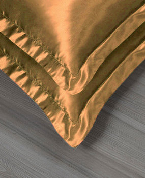Beauty Silk Satin Kissenbezüge Champagner Gold Beauty Silk Satin Kissenbezüge Champagner Gold