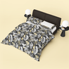 Refined Bedding Dekbedovertrek Jungle Style Black Refined Bedding Dekbedovertrek Jungle Style Black