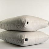 Beau Maison Velvet pillowcases Silver