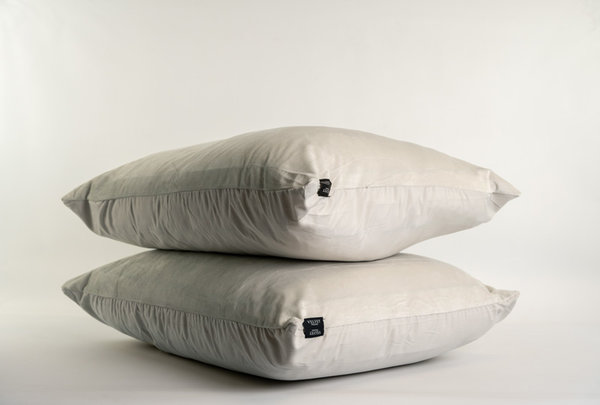 Beau Maison Fluwelen kussenslopen Zilver Velvet-velours