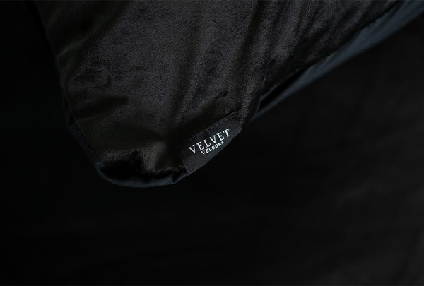 Beau Maison Velvet Pillowcases Black Velvet Velvet