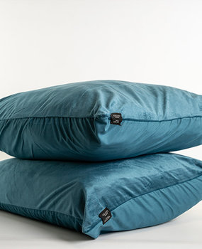 Beau Maison Fluwelen kussenslopen Petrol Blauw