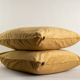 Beau Maison Velvet Pillowcases Champagne Gold