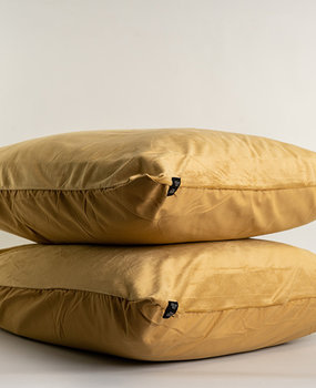 Beau Maison Velvet Pillowcases Champagne Gold