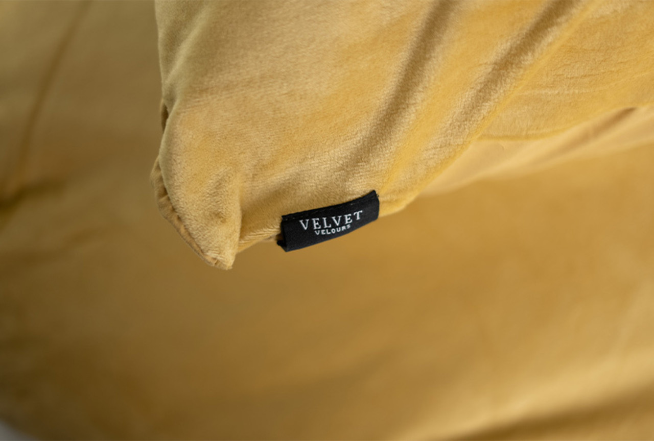Beau Maison Velvet Pillowcases Champagne Gold Velvet Velvet