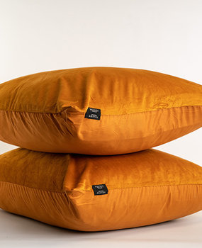 Beau Maison Fluwelen kussenslopen Cognac