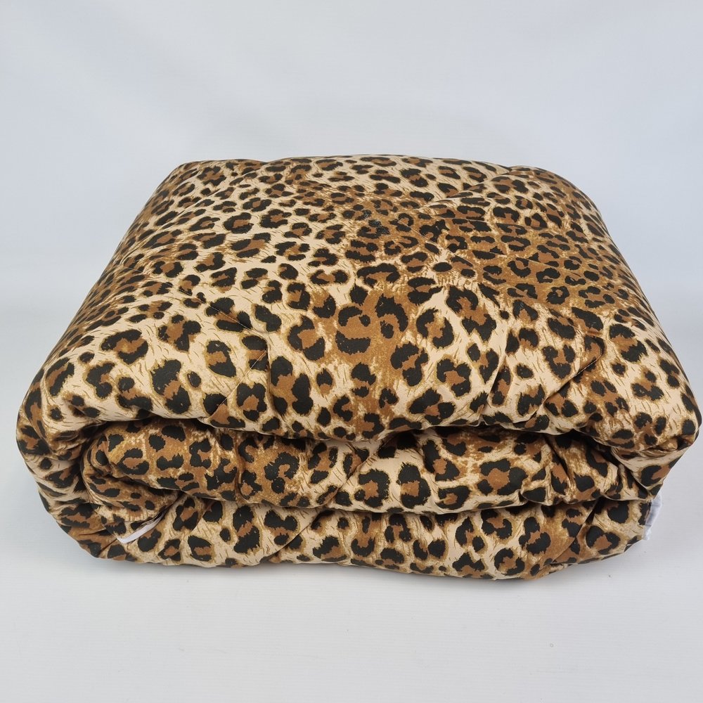 Beau Maison Bedruckte Bettdecke Leopard All Season