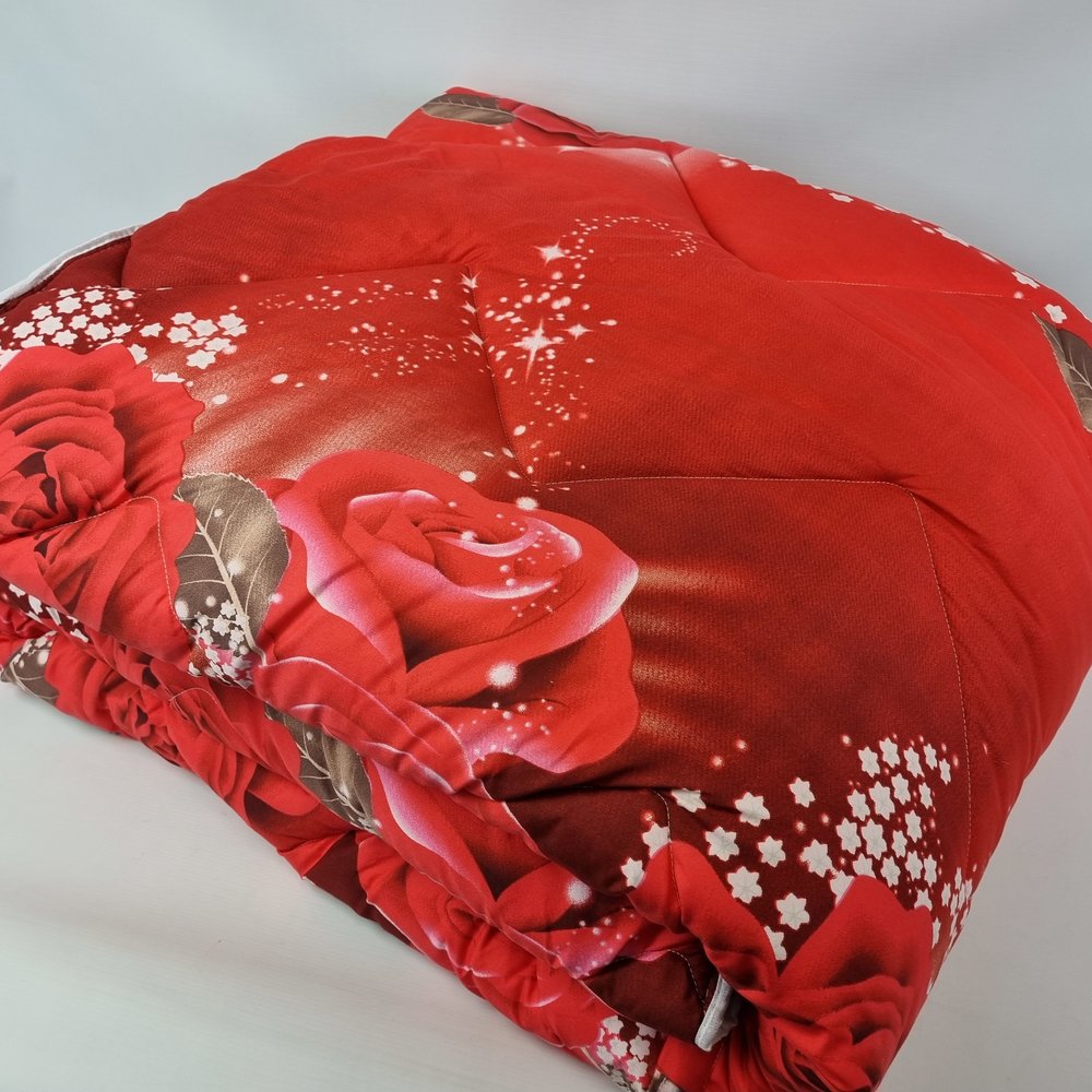 Beau Maison Printed duvet with red Roses All Season