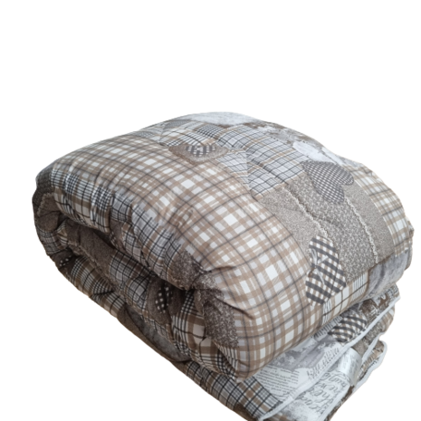 Beau Maison Bedrukte dekbed Beige-Taupe Beau Maison Bedrukte dekbed Beige-Taupe