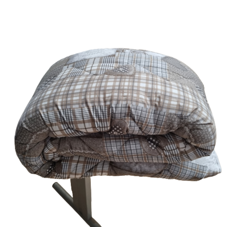 Beau Maison Bedrukte dekbed Beige-Taupe Beau Maison Bedrukte dekbed Beige-Taupe