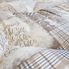 Suite Sheets Printed duvet Beige-Taupe Suite Sheets Printed duvet Beige-Taupe