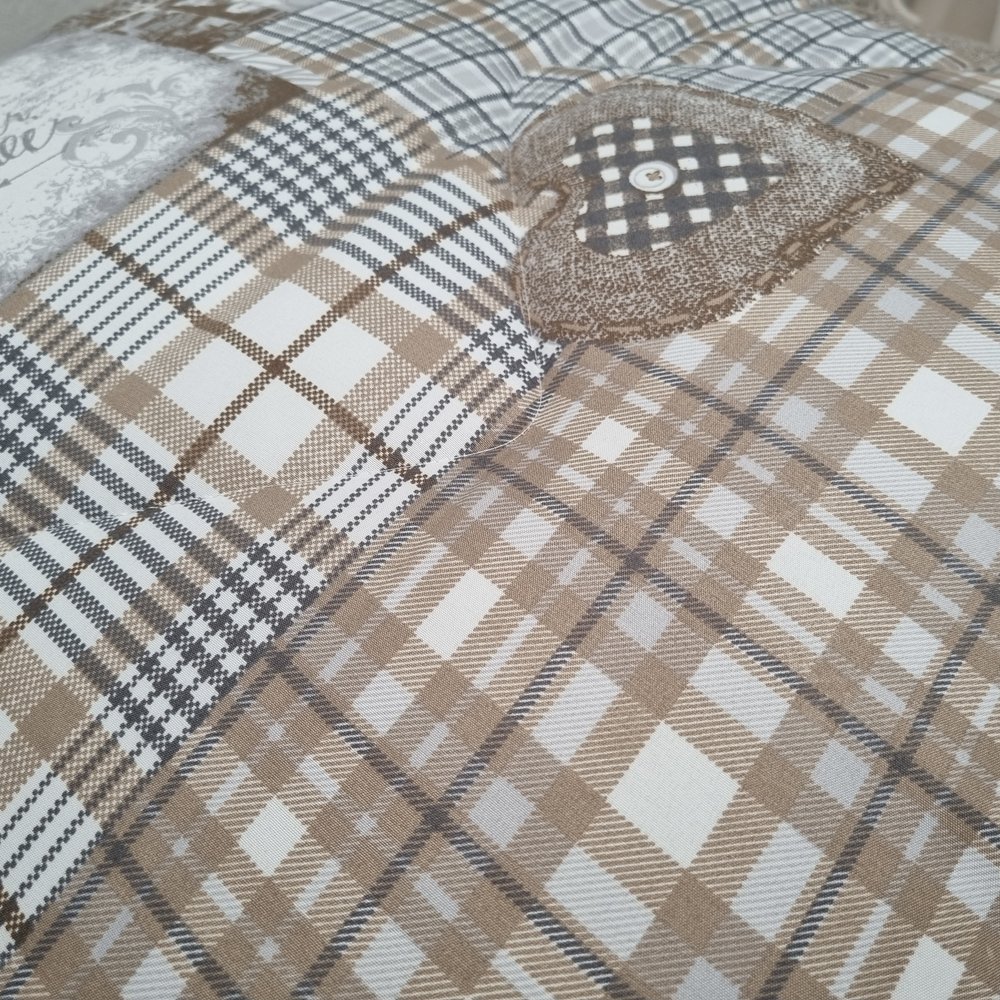 Beau Maison Printed duvet Beige-Taupe