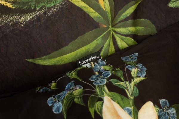 Inspirations Cotton duvet cover Night Peacock