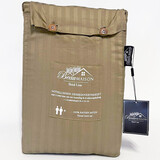 Beau Maison Hotel linen Taupe Green Cotton Satin Beau Maison Hotel linen Taupe Green Cotton Satin