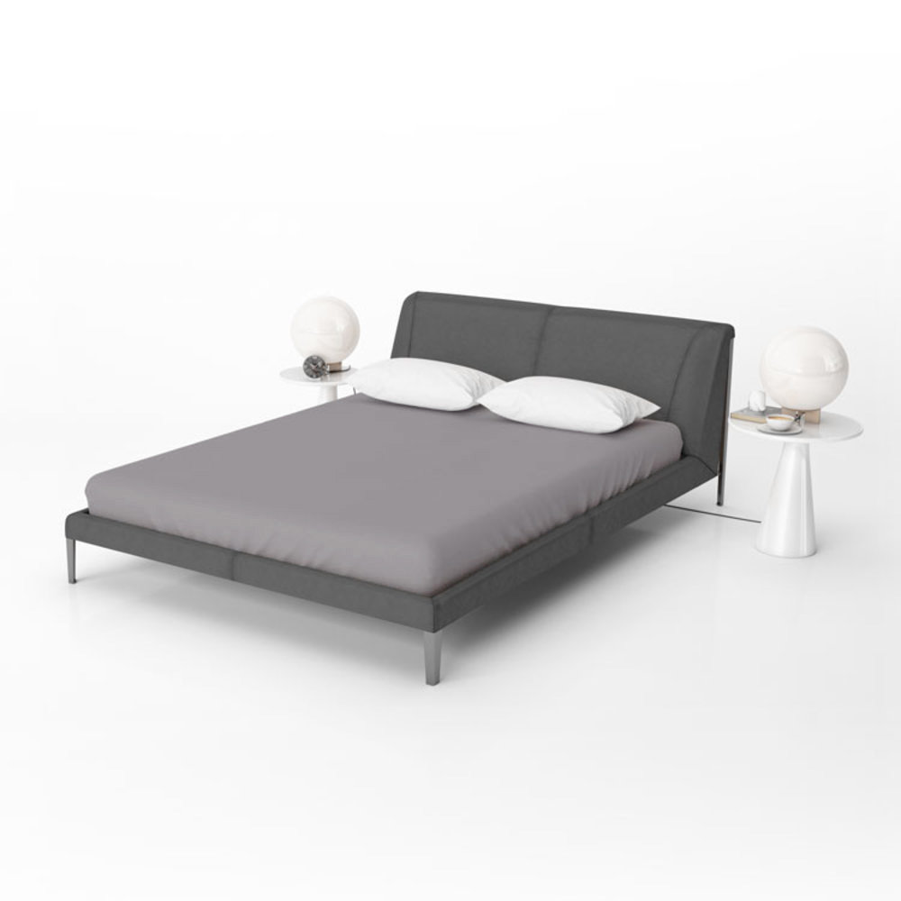 Beau Maison Jersey Fitted Sheet Gray