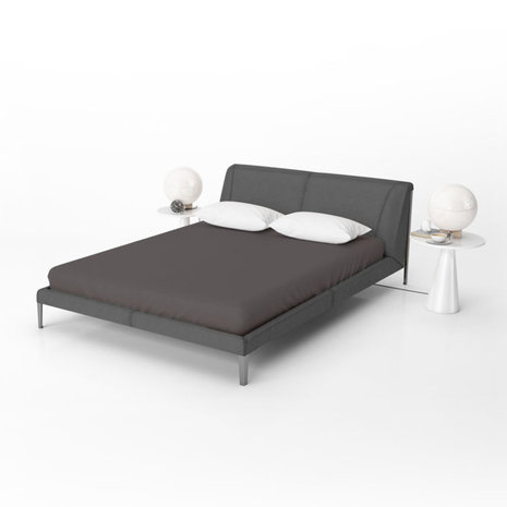 Beau Maison Jersey Hoeslaken Antraciet