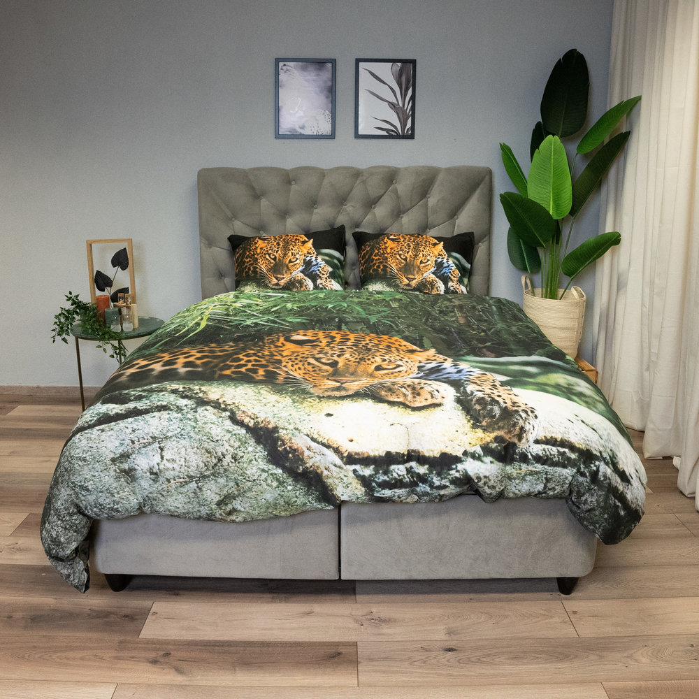 Duvet cover Jungle Leopard Indus Textile