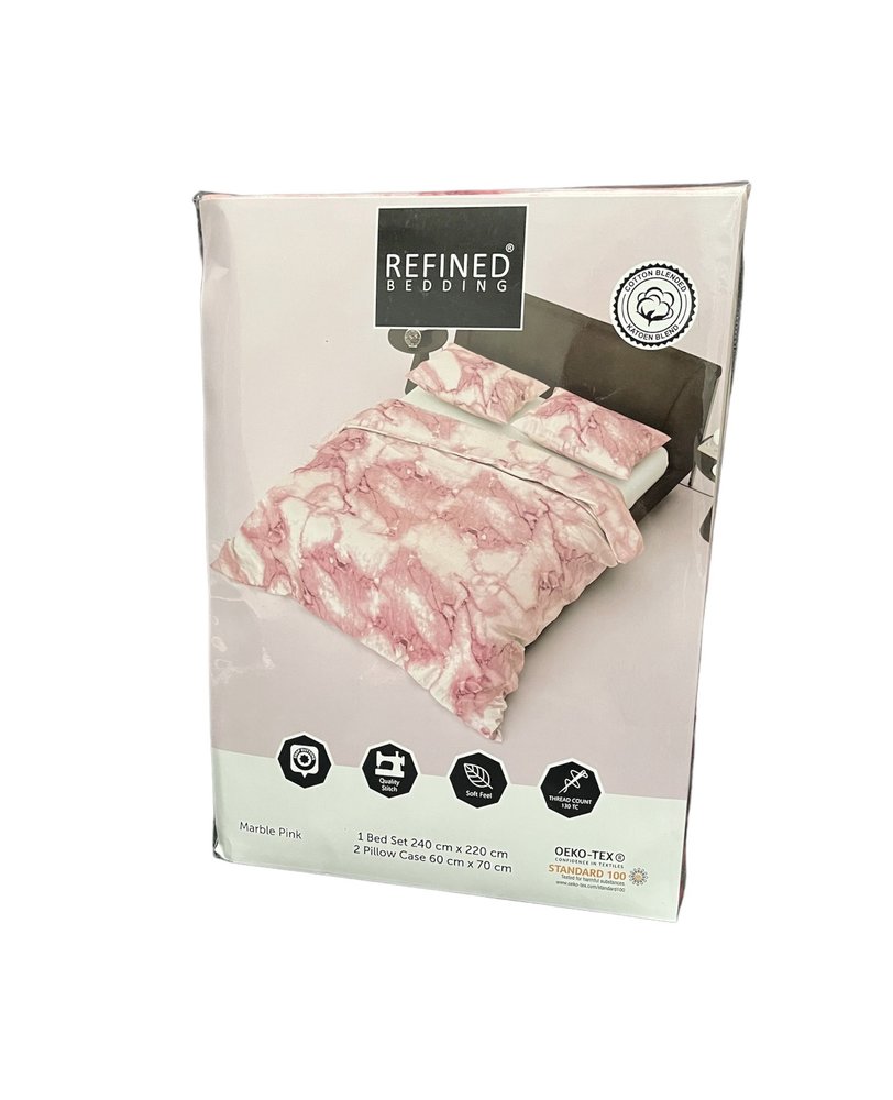 Refined Bedding Bettbezug Marmordruck Refined Bedding Bettbezug Marmordruck