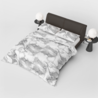 Refined Bedding Bettbezug mit weißem Marmordruck Refined Bedding Bettbezug mit weißem Marmordruck