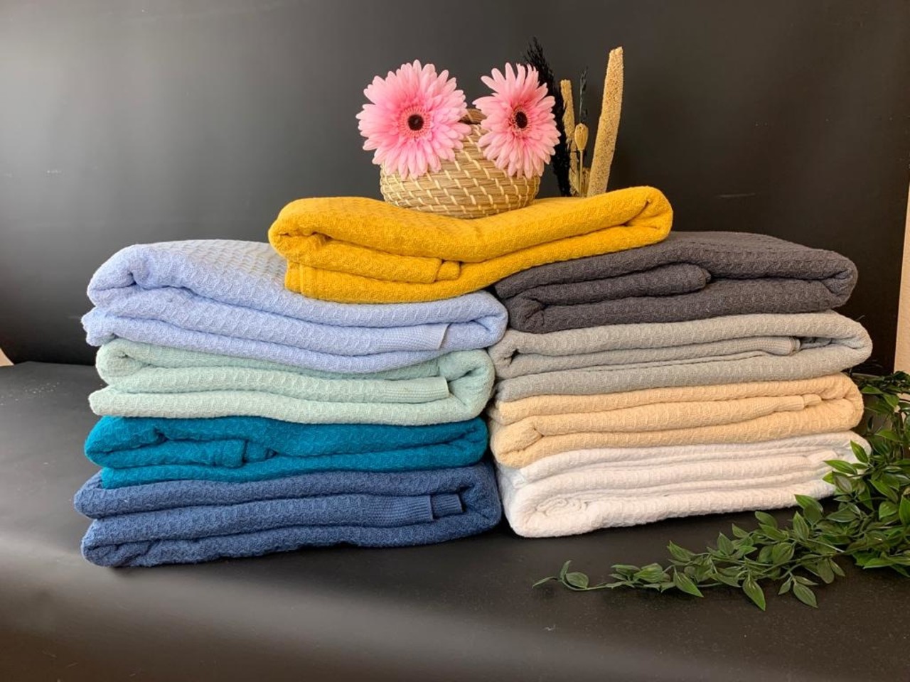 Beau Maison Waffle plaid White colour - B Choice - Packed per 12 Beau Maison Waffle plaid White colour - B Choice - Packed per 12