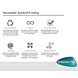 Suite Sheets Hoofdkussen Ultrasonic Microfiber | Syndon Fill | 60x70 cm Suite Sheets Hoofdkussen Ultrasonic Microfiber | Syndon Fill | 60x70 cm