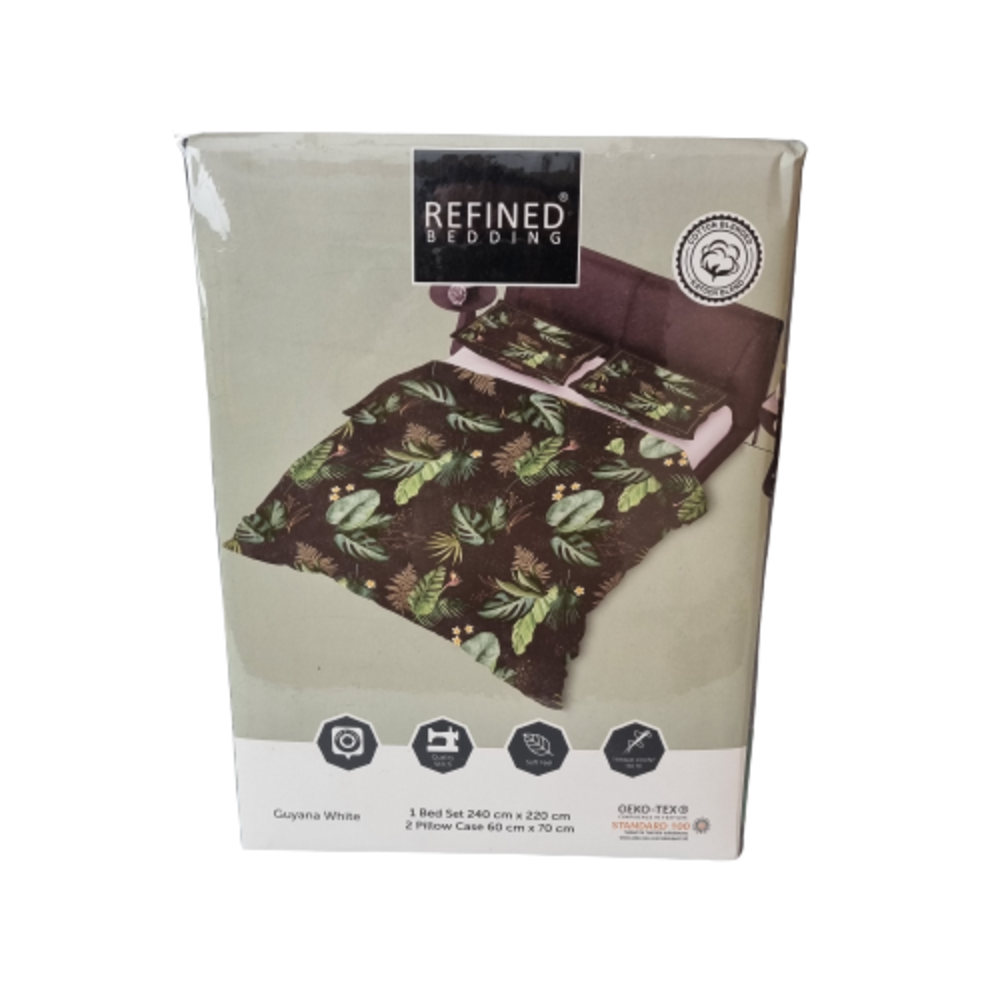 Refined Bedding Bettbezug Guyana mit Dschungelblättern