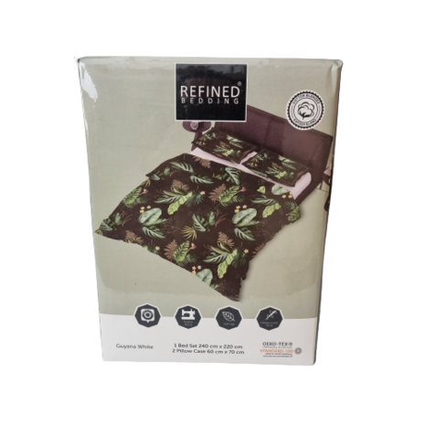 Refined Bedding Duvet cover Guyana with Jungle Leaves Refined Bedding Duvet cover Guyana with Jungle Leaves