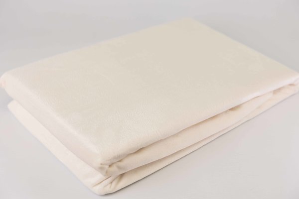 Beau Maison Velvet Fitted Sheet Pearl White Velvet Velours Beau Maison Velvet Fitted Sheet Pearl White Velvet Velours