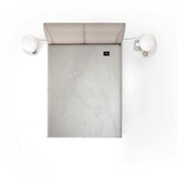 Beau Maison Velvet fitted sheet Silver