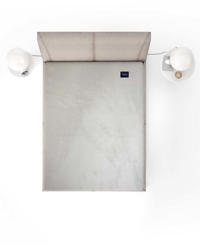 Beau Maison Velvet fitted sheet Silver