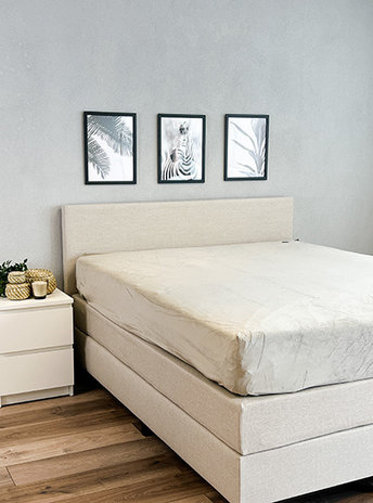 Beau Maison Fluwelen Hoeslaken Zilver | Velvet velours