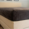 Beau Maison Samt-Spannbettlaken Anthrazit | Samt-Velours Beau Maison Samt-Spannbettlaken Anthrazit | Samt-Velours