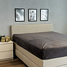 Beau Maison Samt-Spannbettlaken Anthrazit | Samt-Velours Beau Maison Samt-Spannbettlaken Anthrazit | Samt-Velours