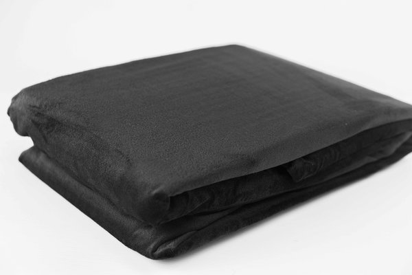 Beau Maison Fluwelen Hoeslaken Zwart | Velvet Velours