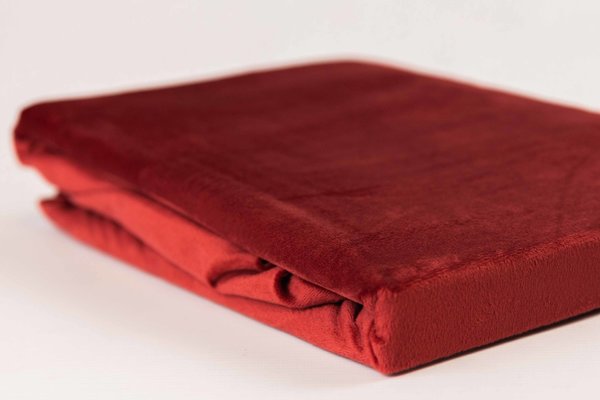 Beau Maison Fluwelen Hoeslaken Bordeaux Rood | Velvet Velours Beau Maison Fluwelen Hoeslaken Bordeaux Rood | Velvet Velours