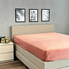 Beau Maison Velvet Fitted Sheet Old Rose | Velvet Velour Beau Maison Velvet Fitted Sheet Old Rose | Velvet Velour