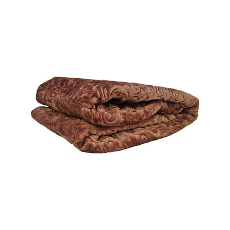 Beau Maison Luxury Living Blanket Brown | XL Plaid 160 x 220 cm | Heavy Quality Beau Maison Luxury Living Blanket Brown | XL Plaid 160 x 220 cm | Heavy Quality