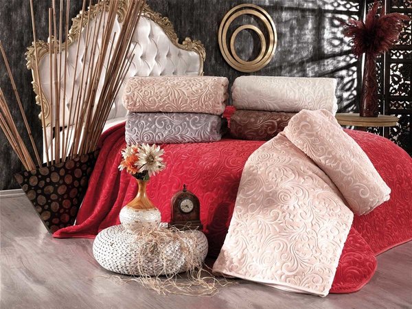 Beau Maison Embossed Uni Woondeken Antraciet 160 x 220 cm | Zware Kwaliteit Beau Maison Embossed Uni Woondeken Antraciet 160 x 220 cm | Zware Kwaliteit