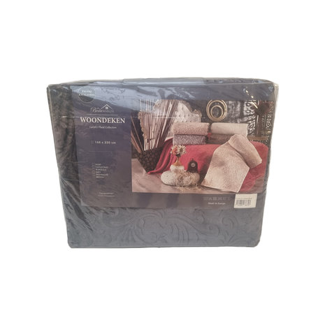 Beau Maison Embossed Uni Blanket Anthracite 160 x 220 cm | Heavy Quality Beau Maison Embossed Uni Blanket Anthracite 160 x 220 cm | Heavy Quality