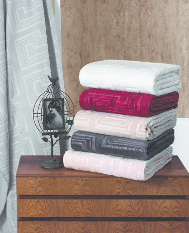 Beau Maison Double Thick Blanket | Plaid Gray Beau Maison Double Thick Blanket | Plaid Gray